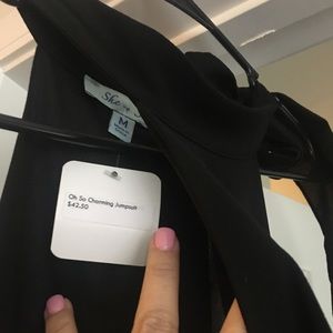 Black wide leg jumpsuit! Never worn!